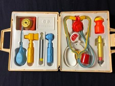 Fisher Price Medical Kit 1977 Arztkoffer Vintage Spielzeug Doktorkoffer