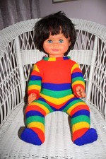 LISSI BAETZ Puppe Doll XL Schlafaugen  LB  66 cm  70er Jahre Vintage