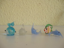 5x Fische Glastier Murano