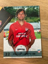 Autogrammkarte Rico Hanke FSV