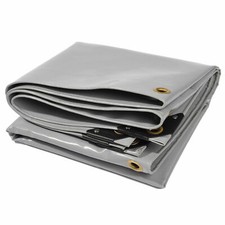 Premium Abdeckplane mit Ösen - extra stark - 650 g/m² PVC LKW Plane Nemaxx, B.W.