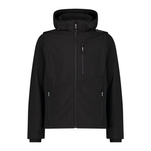 Man jacket zip hood - hood, with