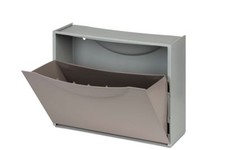 Schuhschrank Schuhregal Schuhkipper Schuhständer Schrank Regal für Schuhe Grau 