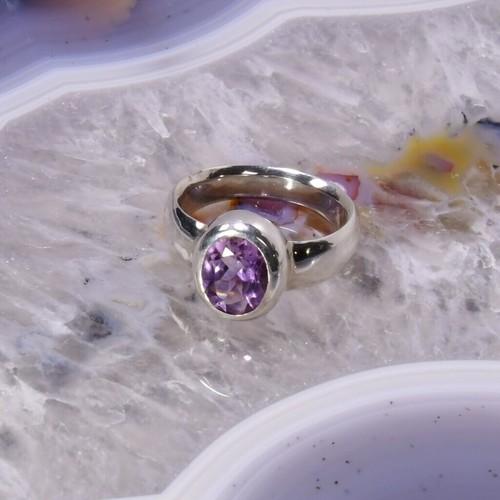 Amethyst ring 925er silber - amethyst,