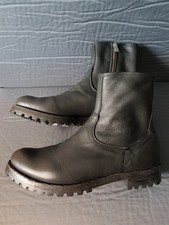 OFFICINE CREATIVE Damen Leder Stiefeletten Boots Lammfell-Futter Gr. 37-37,5 NEU