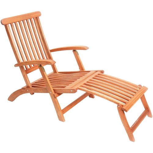 Gartenliege deckchair holz - mx,