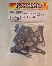 Yokomo Front / Rear Chassis Brace Set für SD / Drift Package, SD-002B, NEU