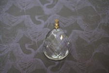 Kronleuchter Lüster Behang Ersatzteil Glas Prisma ovaler Tropfen facettiert