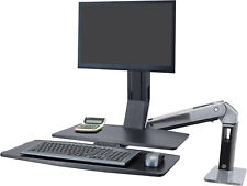 Ergotron 24-317-026 WorkFit-A Ständer für Monitor Steh-Sitz Arbeitsplatz - NEU