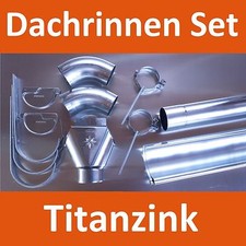 Dachrinne Set Titanzink