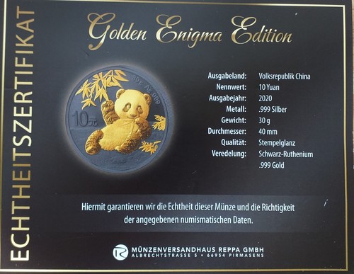 Golden enigma edition panda - enigma,
