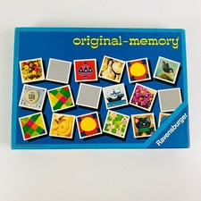 Original Memory - Ravensburger 1974 Kartenspiel Legespiel Vintage 100% Komplett