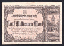 Mülheim a.d. Ruhr - 5 Millionen Mark - 10.8.1923