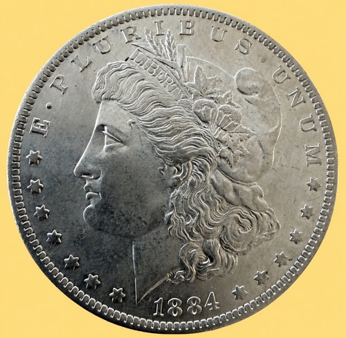 1884 morgan dollar - morgan, usa