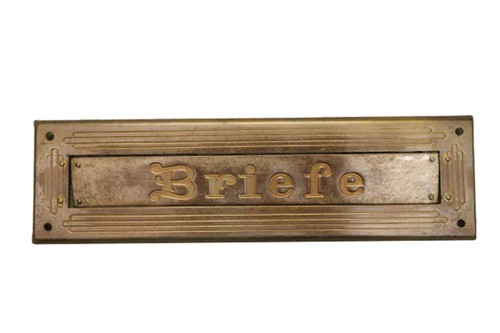 Antiker alter briefeinwurf - antiker,