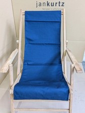 MAXX Ersatzbezug Liegestuhl Baumwolle blau Jan Kurtz