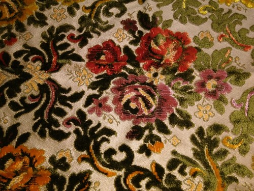 Vintage samt tagesdecke - samt,