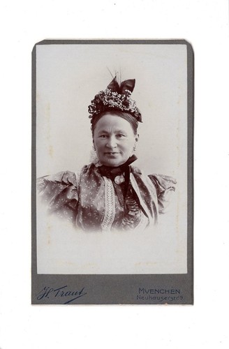 Cdv foto damenportrait - foto,