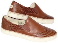 UGG Australia HADRIA CROCO Sneaker Schuhe Slipper braun Grösse  36 NEU