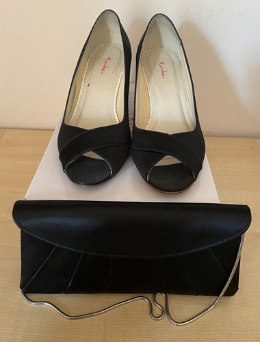 Alexa schuhe schwarz satin - alexa-schuhe,