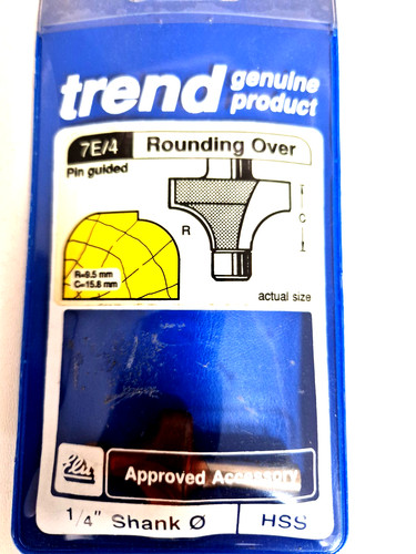 Trend fräser 4x1 4hss - fräser, 7e/4x1/4hss