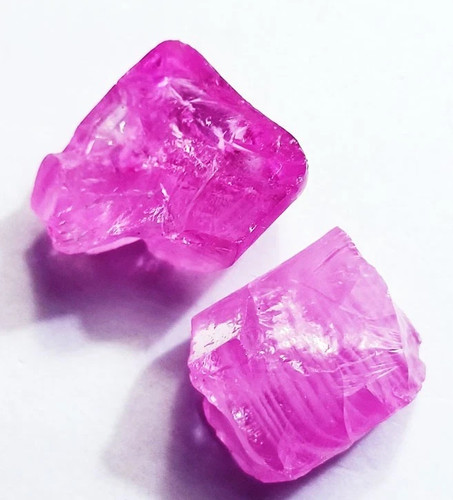 Natürlicher pink saphir - saphir, rohes