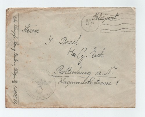 Feldpost umschlag - feldpost,
