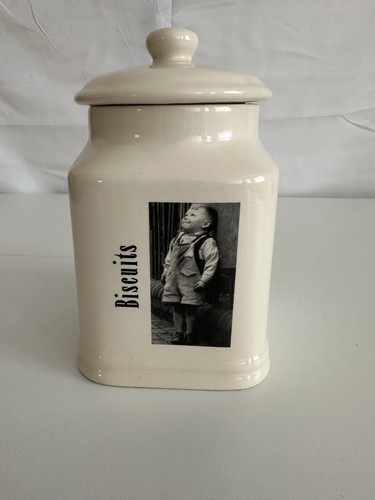Creme keramik keks vorratsdose - keramik,