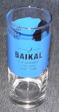 Original Vodka Baikal Trinkglas 250 ml 14 cm hoch Tonicwasser Becher