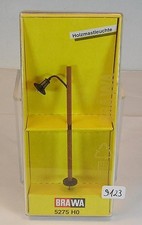 BRAWA Spur H0 1/87 Nr. 5275 Holzmastleuchte Höhe 8cm OVP #9123