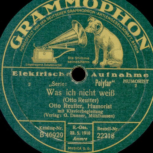 Otto reutter was ich - reutter,