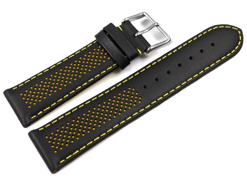 Uhrenarmband leder gelocht - uhrenarmband,