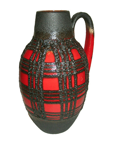 Vase studiokeramik fat - 60's,