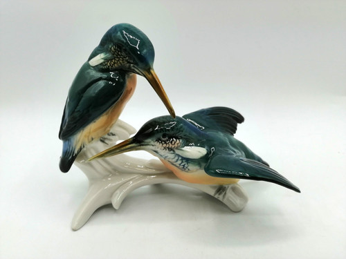 Ens porzellan vogel eisvogel - vogel,