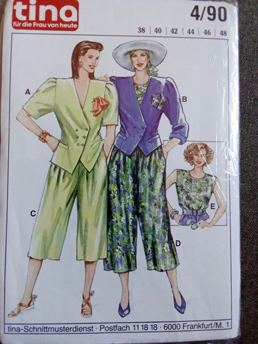 Tina schnittmuster 90 - tina, 4/90