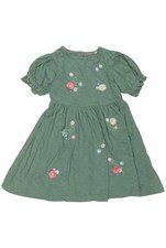 Mini Boden Kleid Mädchen Mädchenklied Dress Gr. EU 98 Baumwolle Grün #akxro8h