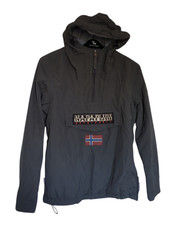 Napapijri Rainforest Fleece gefütterter Pullover Kapuzenjacke Mantel - XS