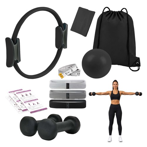 Pilates set ring ball bänder - set,