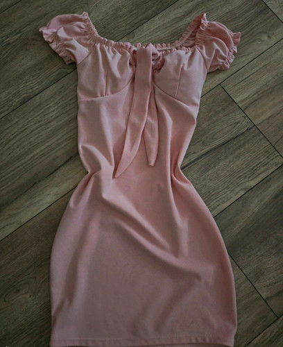 Damen minikleid kurz rosa - damen,