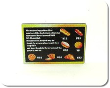 Miniatur Menütafel