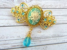 Edle Haarspange mit Rosen