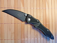 Microtech Kestrel M/A 7/99 Black Plain Vero Beach 154CM *** SUPER ZUSTAND ****