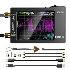 2.8in HW3.6 NanoVNA-H Vector Network Antenna Analyzer 10KHz-1.5GHz MF HF VHF UHF
