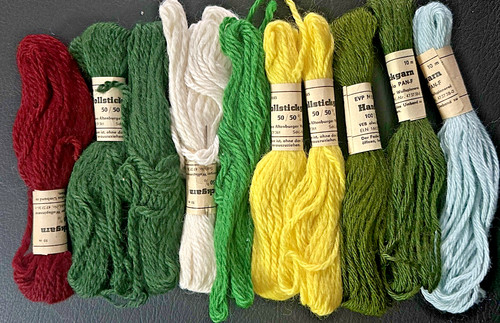 Konvolut neues handstickgarn - konvolut,