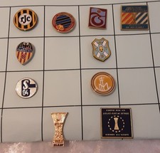 Schalke 04  10 x Schalke Pins  Uefa Cup 97  Der Weg zum Cup - Weihnachtsgeschenk