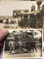 Ak Foto Lok Eisenbahn Antik