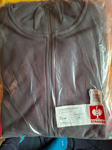 Strauss sweatjacke poly - e.s.,