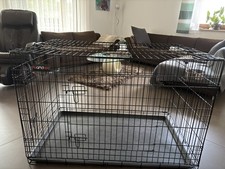 MyPets® KOMPLETTSET Faltbare Hundegitterbox Hundetransportbox Hundekäfig Käfig