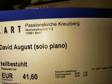 Karten david august solo - karten,