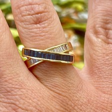 Hochzeit ring baguette diamant - ring,